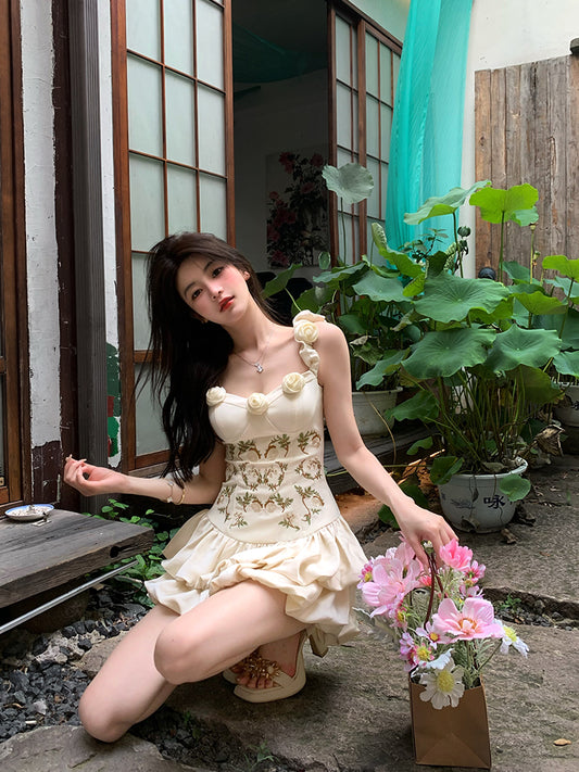 【24s Aug.】Floral Strappy Dress