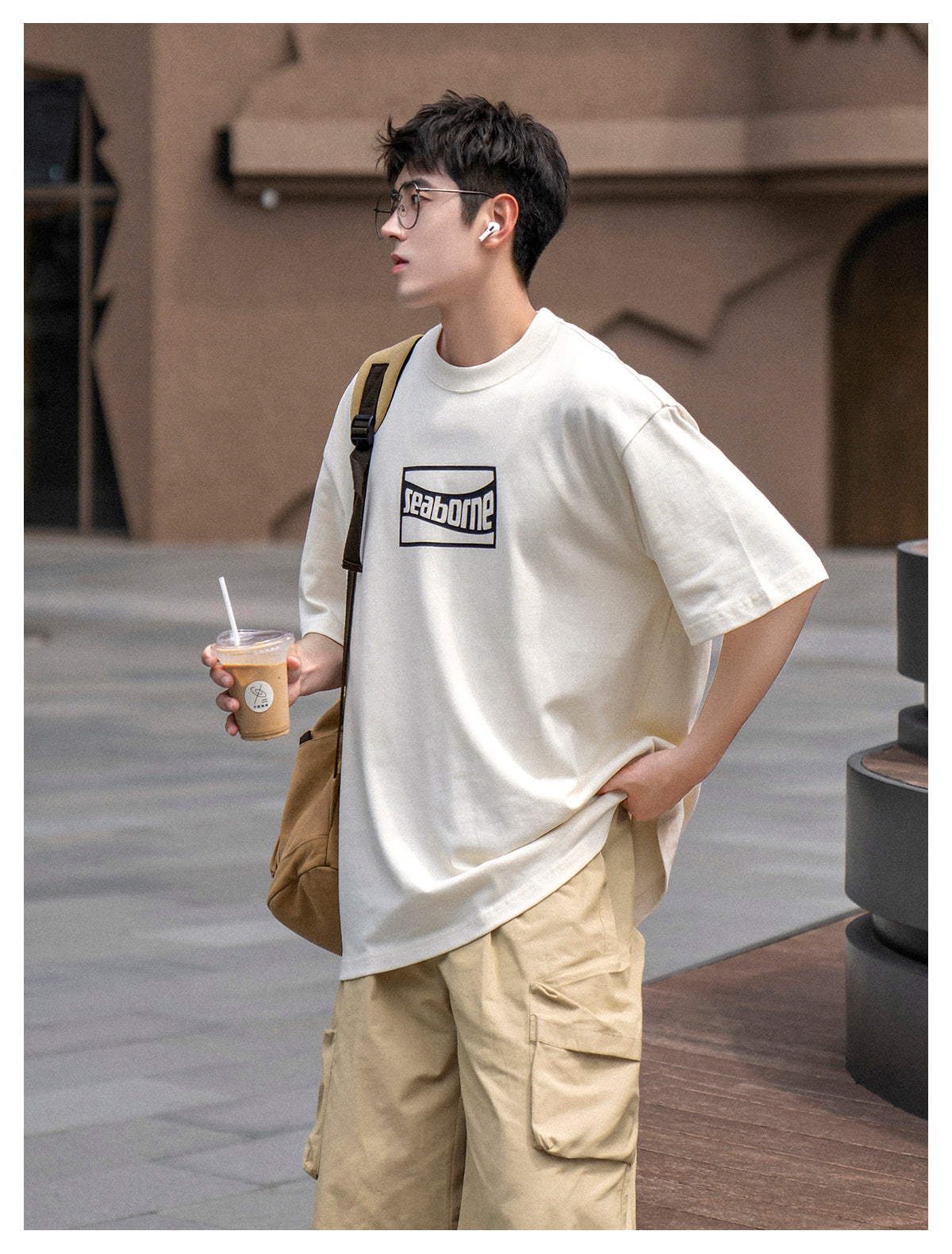 【24s July.】Heavyweight Cotton Lettering T-Shirt