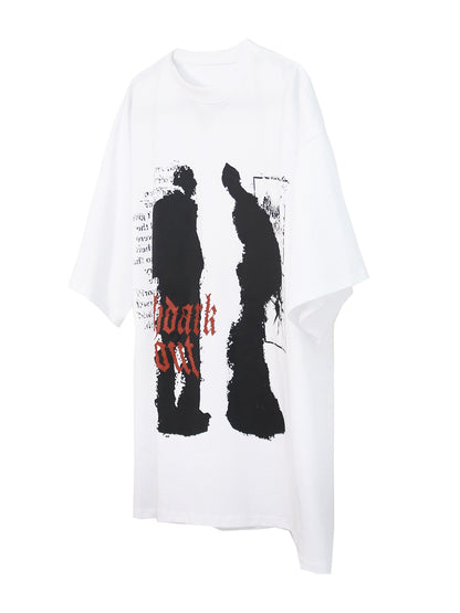 【24s July.】Transformed Portrait Shadow Print T-shirt