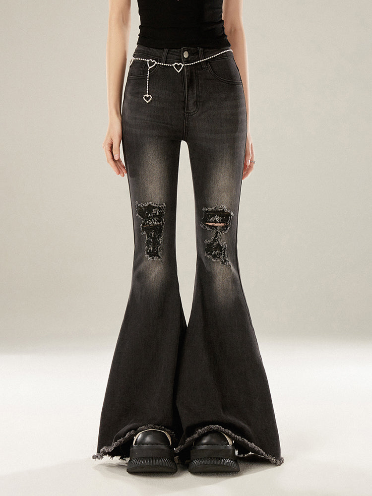 【24s Feb.】Black Flared Jeans