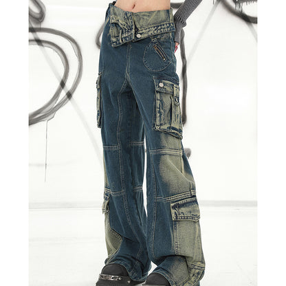 【24s Apr.】Black Wide Leg Utility Pants