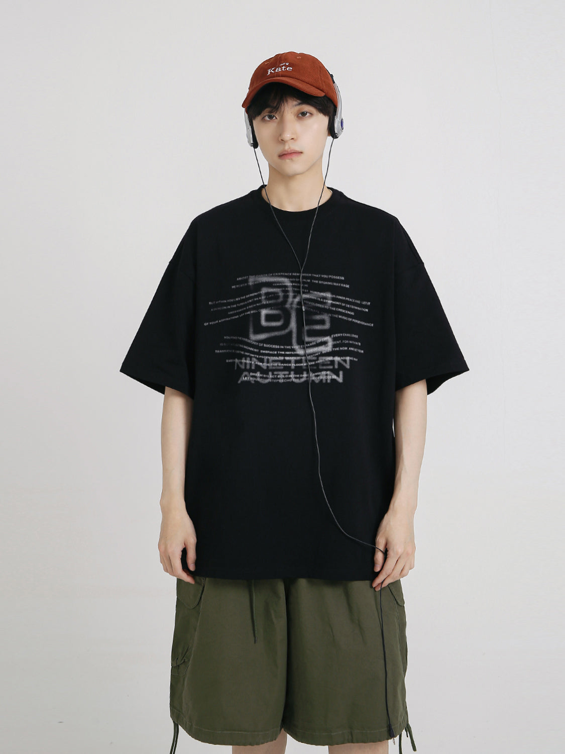 【24s Aug.】American Letter Print Short Sleeves