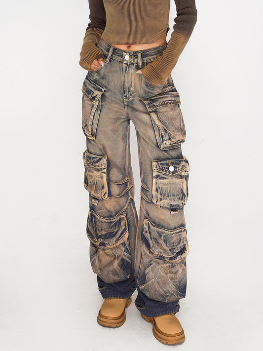 【24s Mar.】Vintage Worker Distressed Denim Jeans