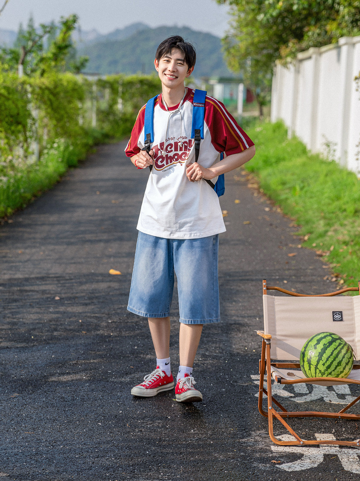 【24s Jul.】Retro Raglan Sleeve Shirt