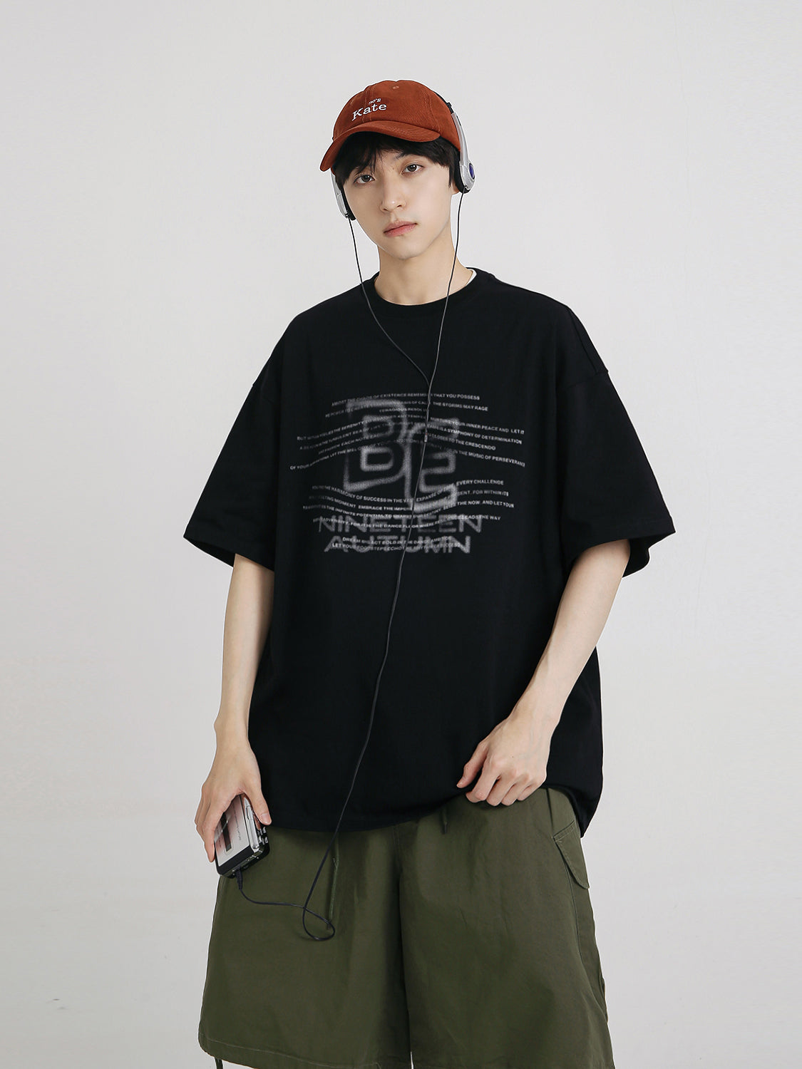 【24s Aug.】American Letter Print Short Sleeves