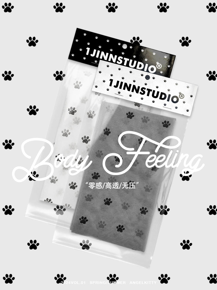 【24s Jun.】Cat Paw Print Stockings