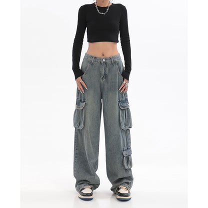 【23s July】Multi-pocket Jeans