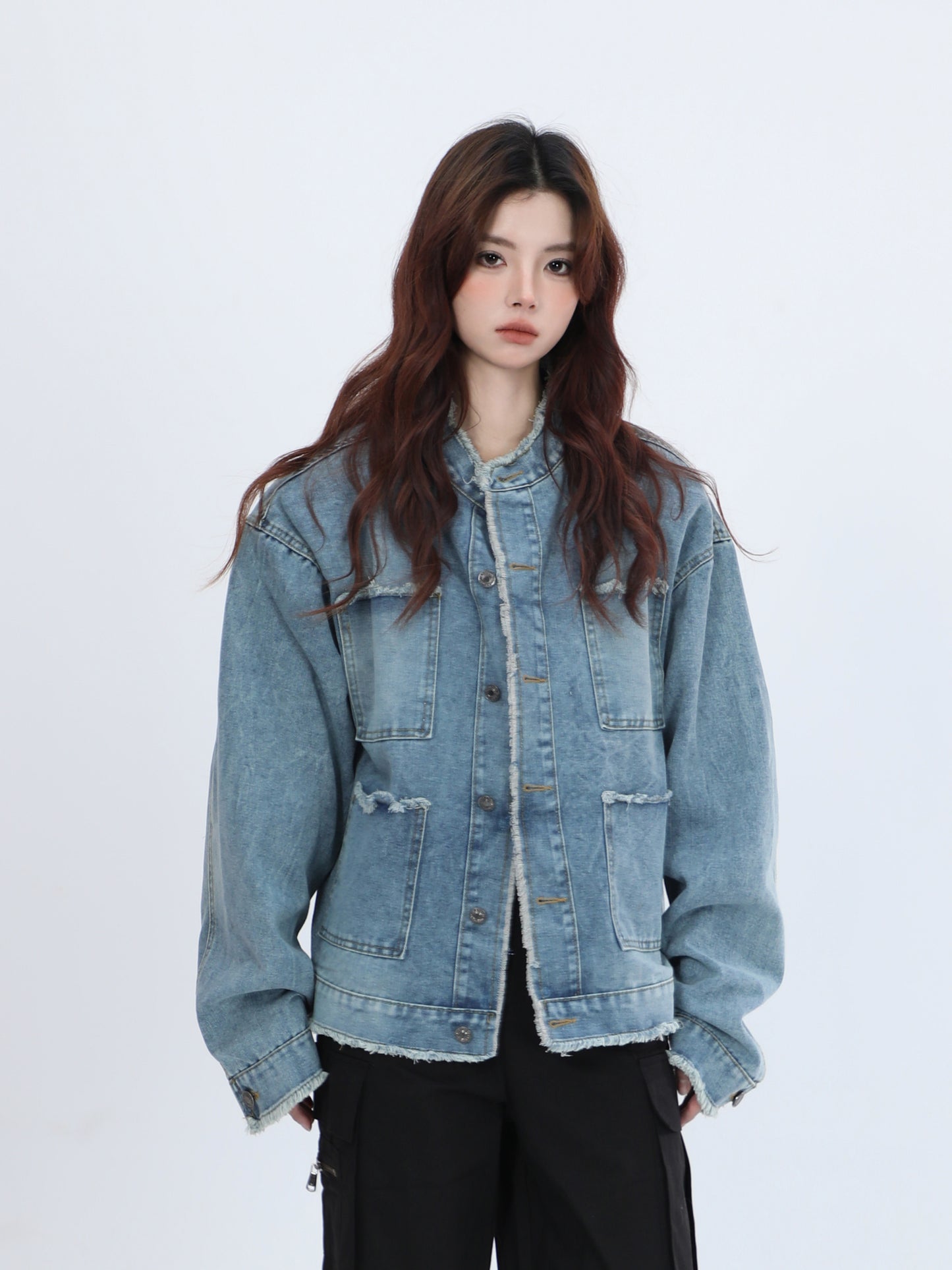 【24s Apr.】Vintage Raw Edge Denim Jacket