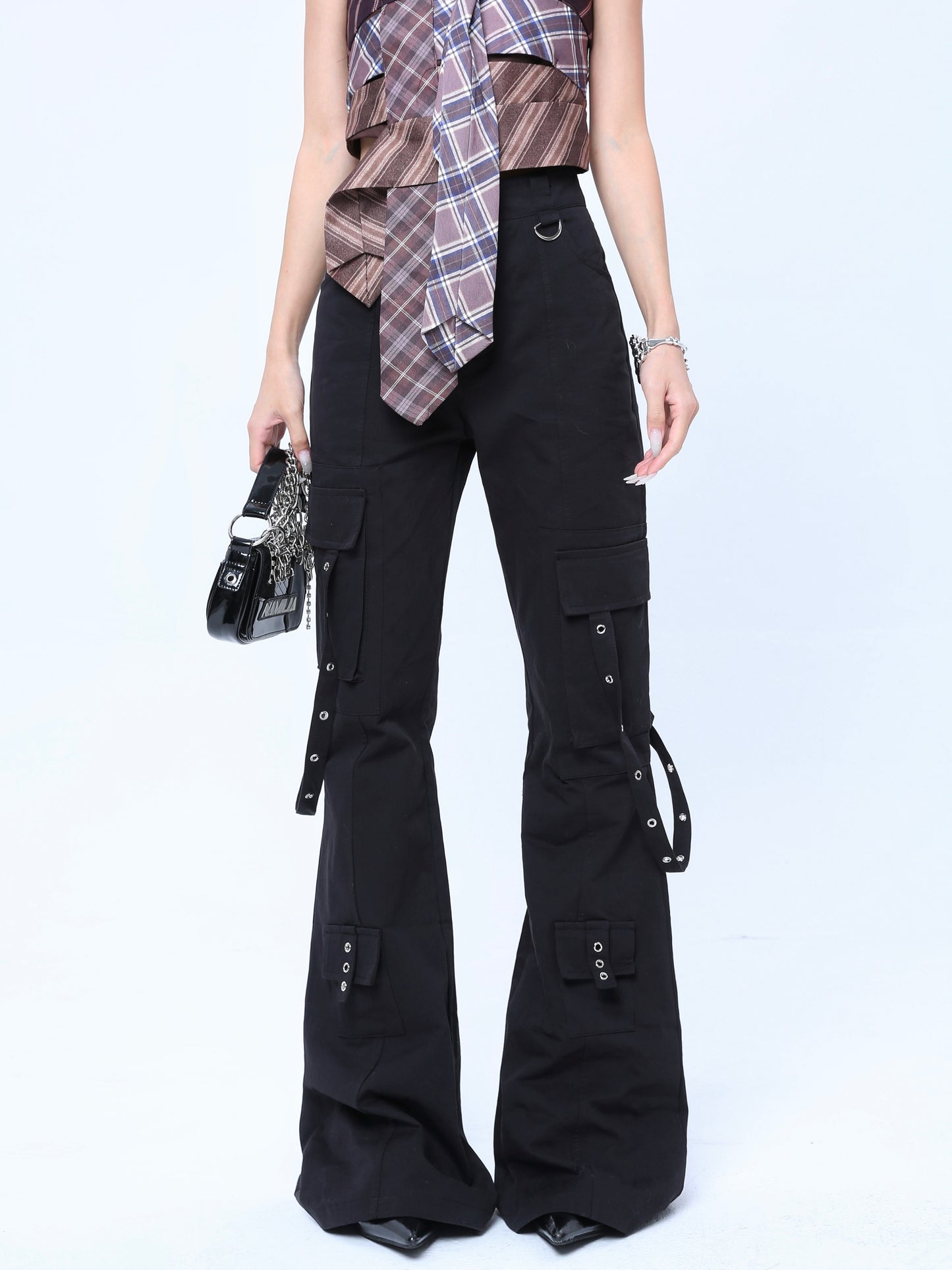 【24s Mar.】Black Street Chic Utility Pants