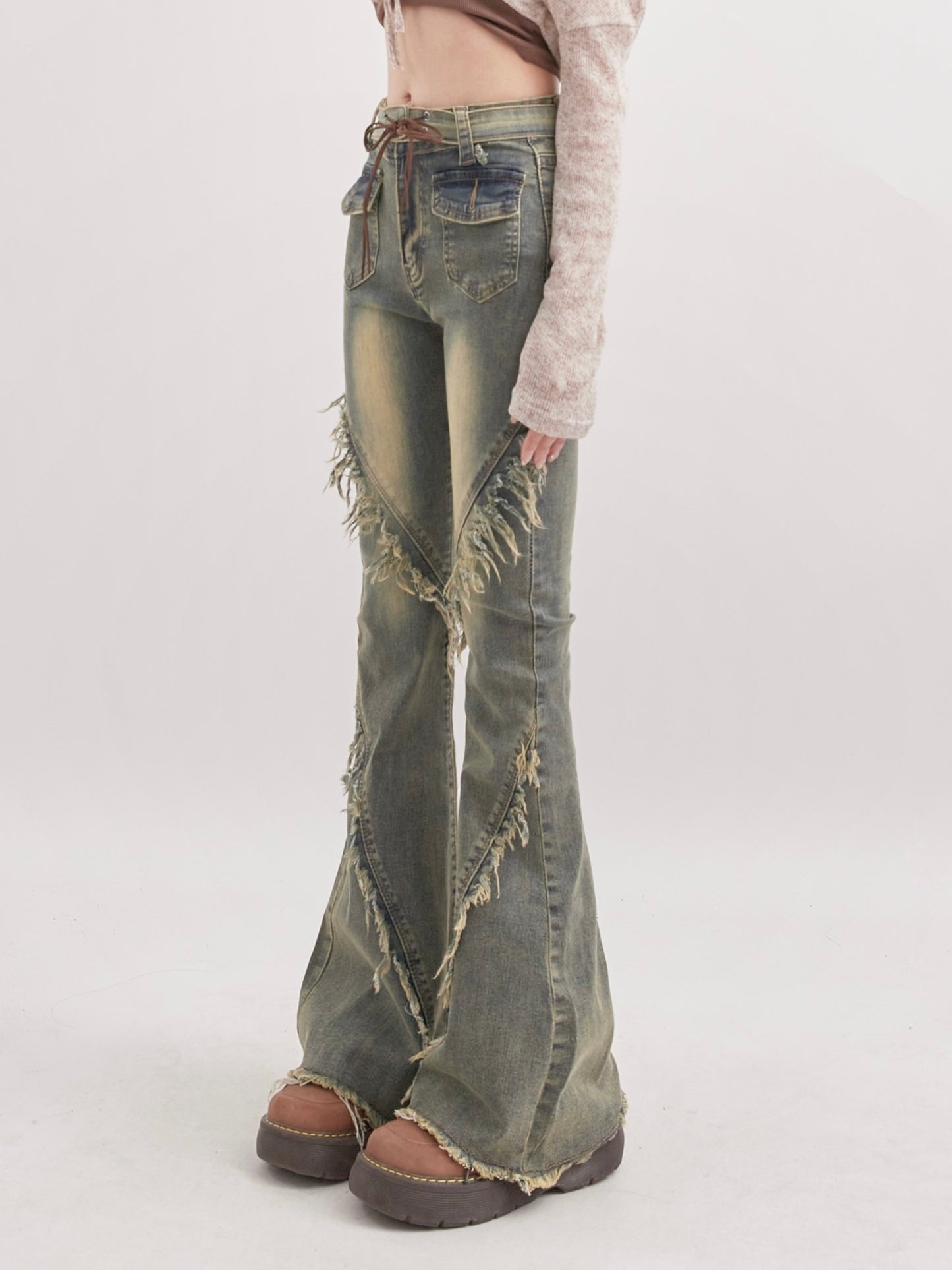 【24s Feb.】Trendy High-Waisted Jeans